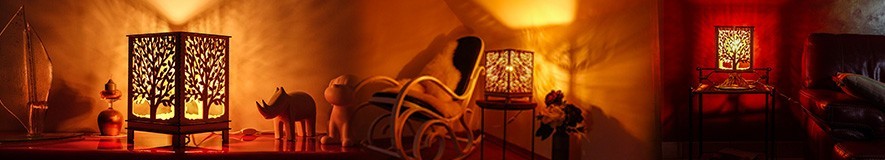 Lampes Bois à poser de Grande tailles