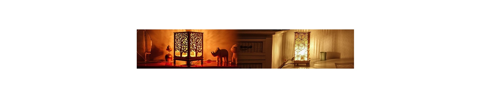 Lampes Bois à poser