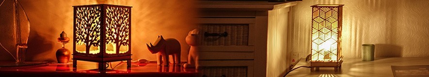 Lampes Bois à poser