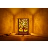 Lampe Bois Arbre de Vie lumière décorative luminaire d'ambiance