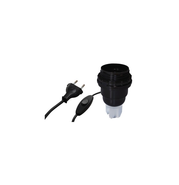 Adaptateur bouteille Noir Douille E27
