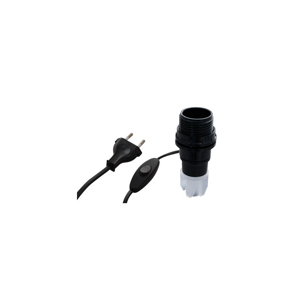 Adaptateur bouteille Noir Douille E14