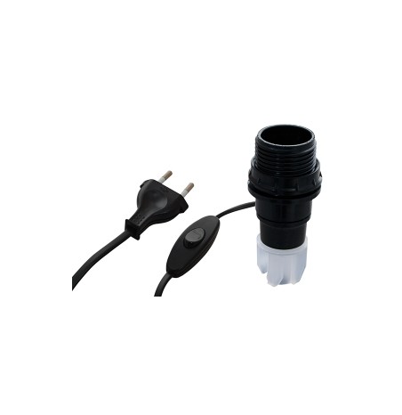 Adaptateur bouteille Noir Douille E14
