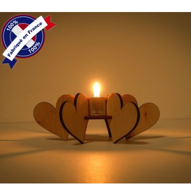 Support bougie Coeur