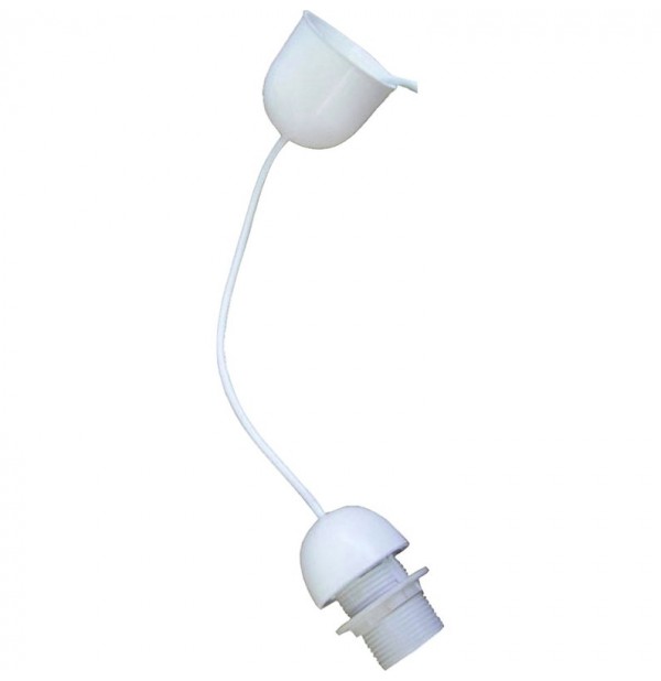 Fil de suspension lustre et luminaire Blanc Douille E27